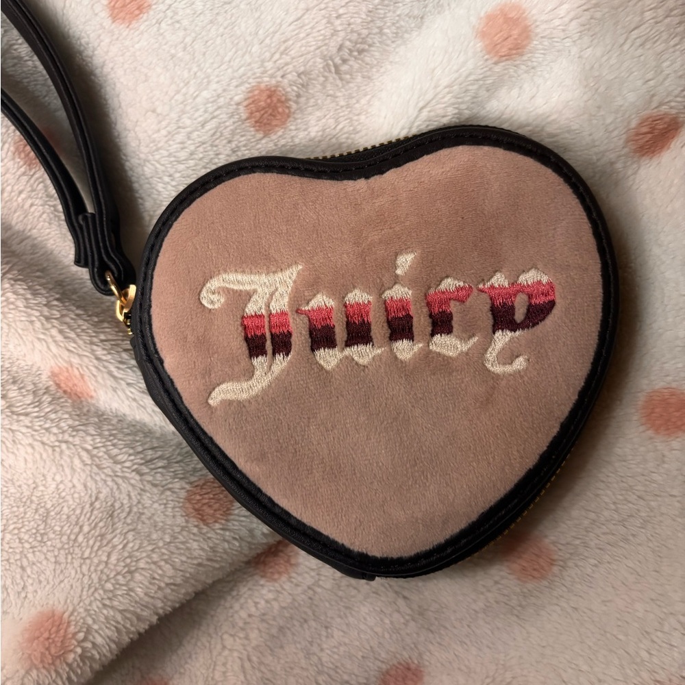 Juicy Couture Heart Shaped Coin Wallet